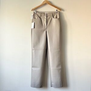 Aritzia Wilfred Melina High Waisted Vegan Leather Pants Size 10